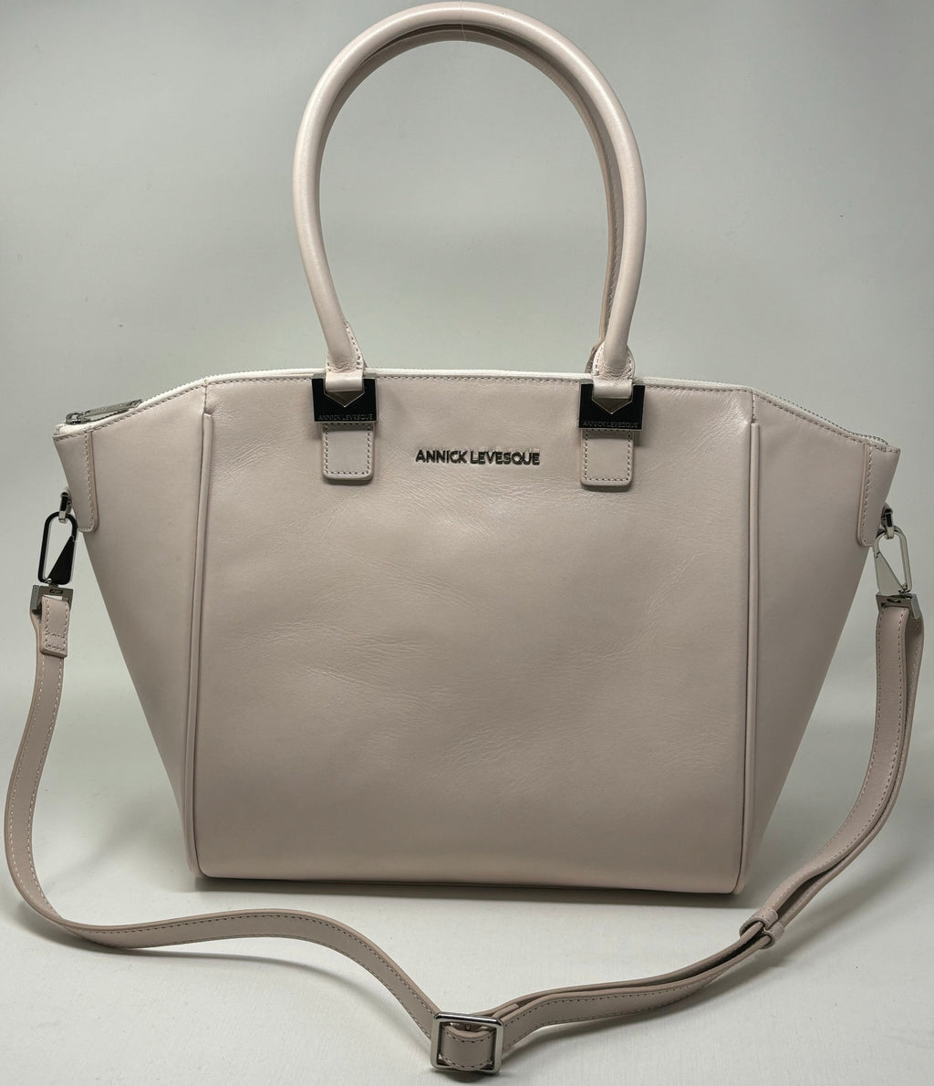 Sac à Main en Cuir rose blush | Mona Moyen