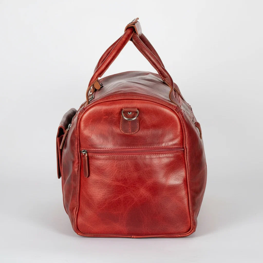 Greenwood Leather Regina Large Travel Duffle Bag