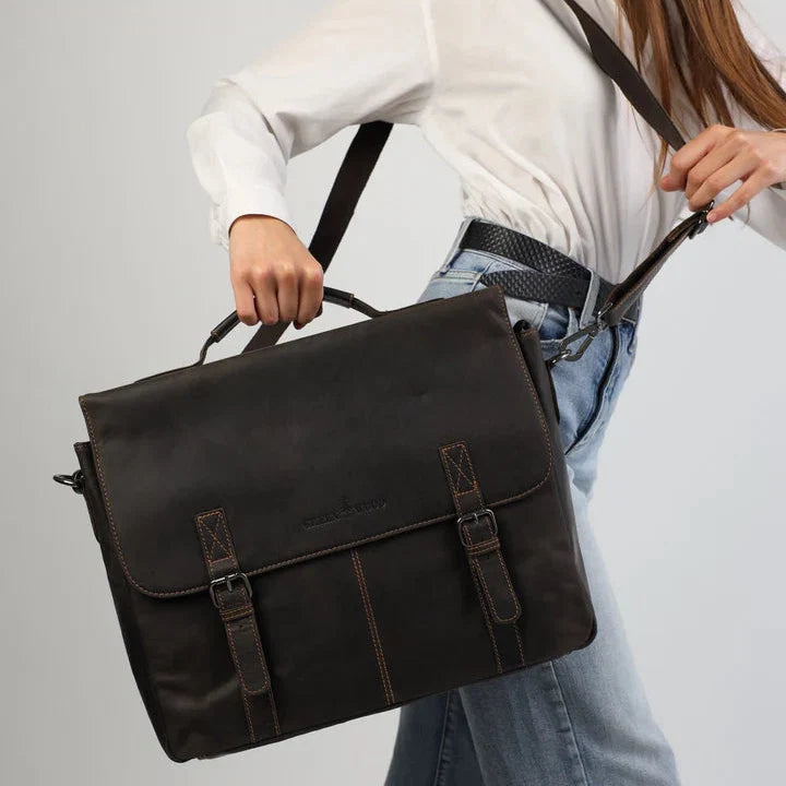 Greenwood Leather Laptop Bag
