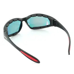 Global Vision Hercules 1 Plus Padded Motorcycle Sunglasses. Safety Rated Shatterproof Riding Glasses