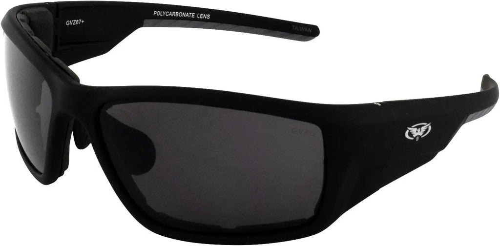 Global Vision Kinetic Adjustable Padded Motorcycle Sunglasses. Safety Rated Soft-Touch Riding Glasses