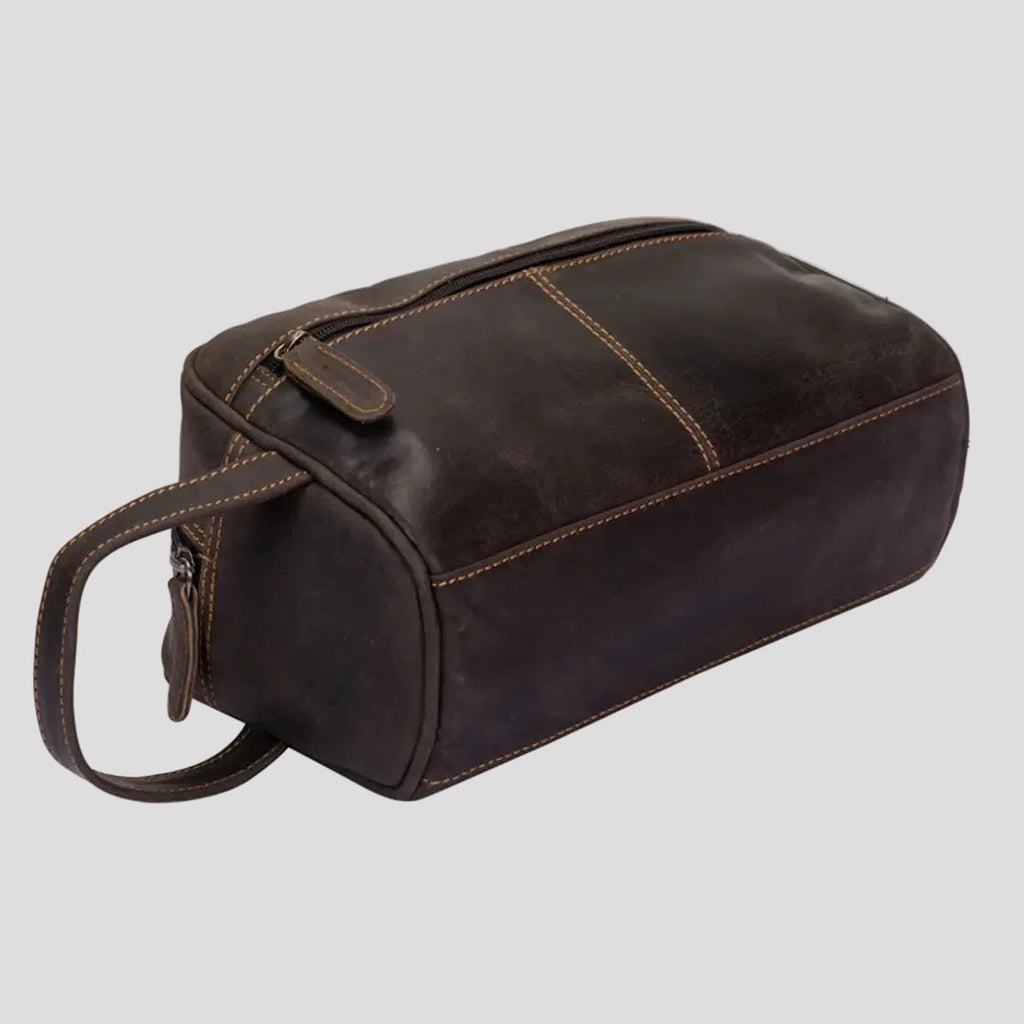 Greenwood Leather Geelong Toiletry Bag