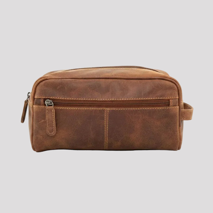 Greenwood Leather Geelong Toiletry Bag