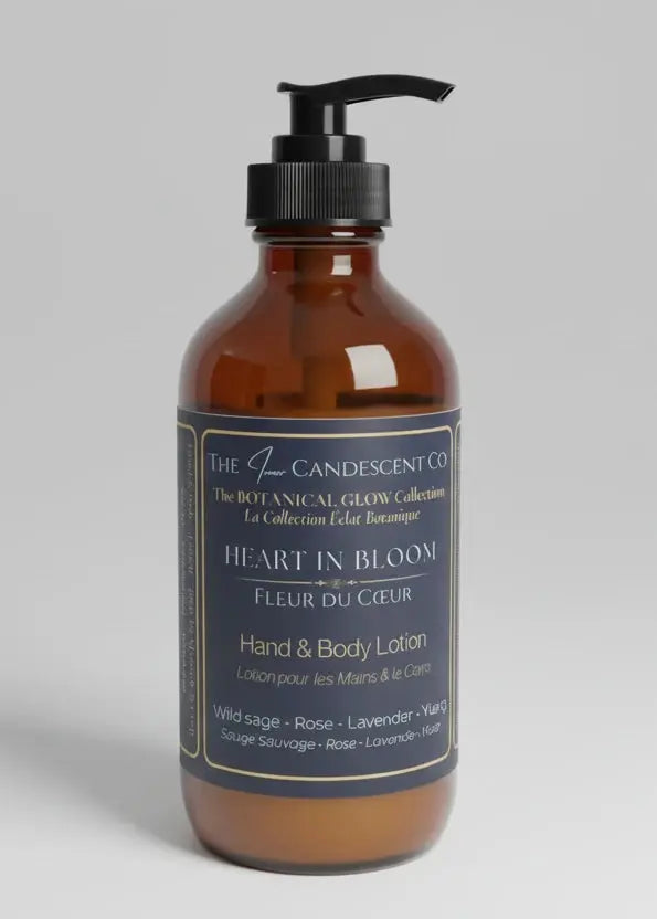 HEART IN BLOOM | Soft floral luxury hand and body lotion