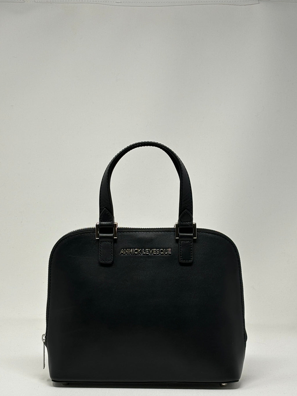 Sac à main en cuir noir, Justine