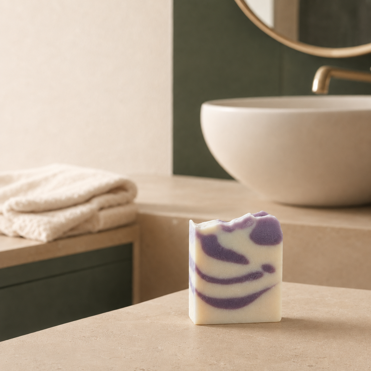 Savon à l'argile brésilienne WHITNEY huile d'avocat et lilas