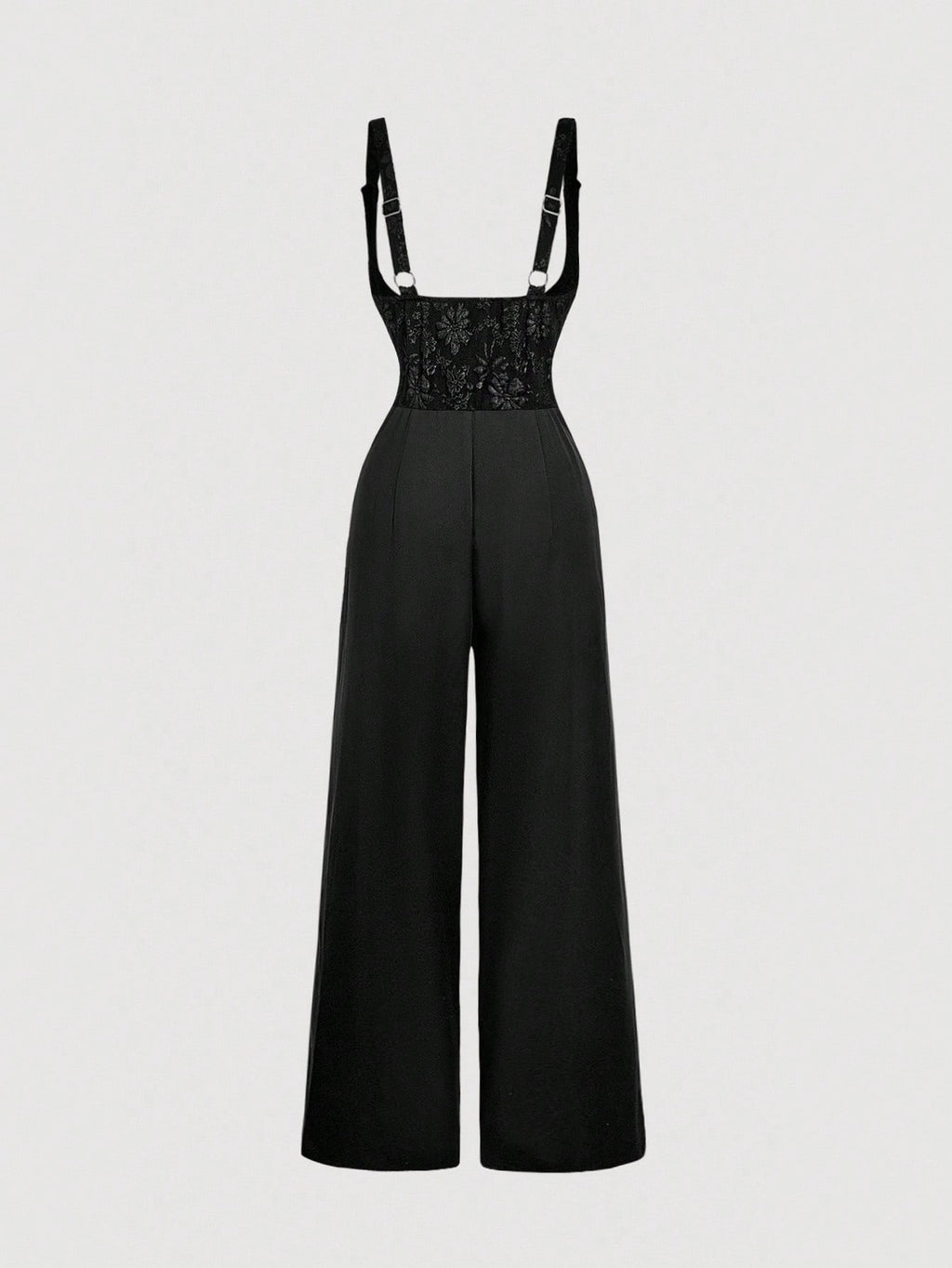 SHEIN MOD Women's Plus Size Black Winter Curve Elegant Formal Cocktail Evening