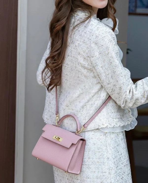 Leather Mini Top Handle Satchel wholesale