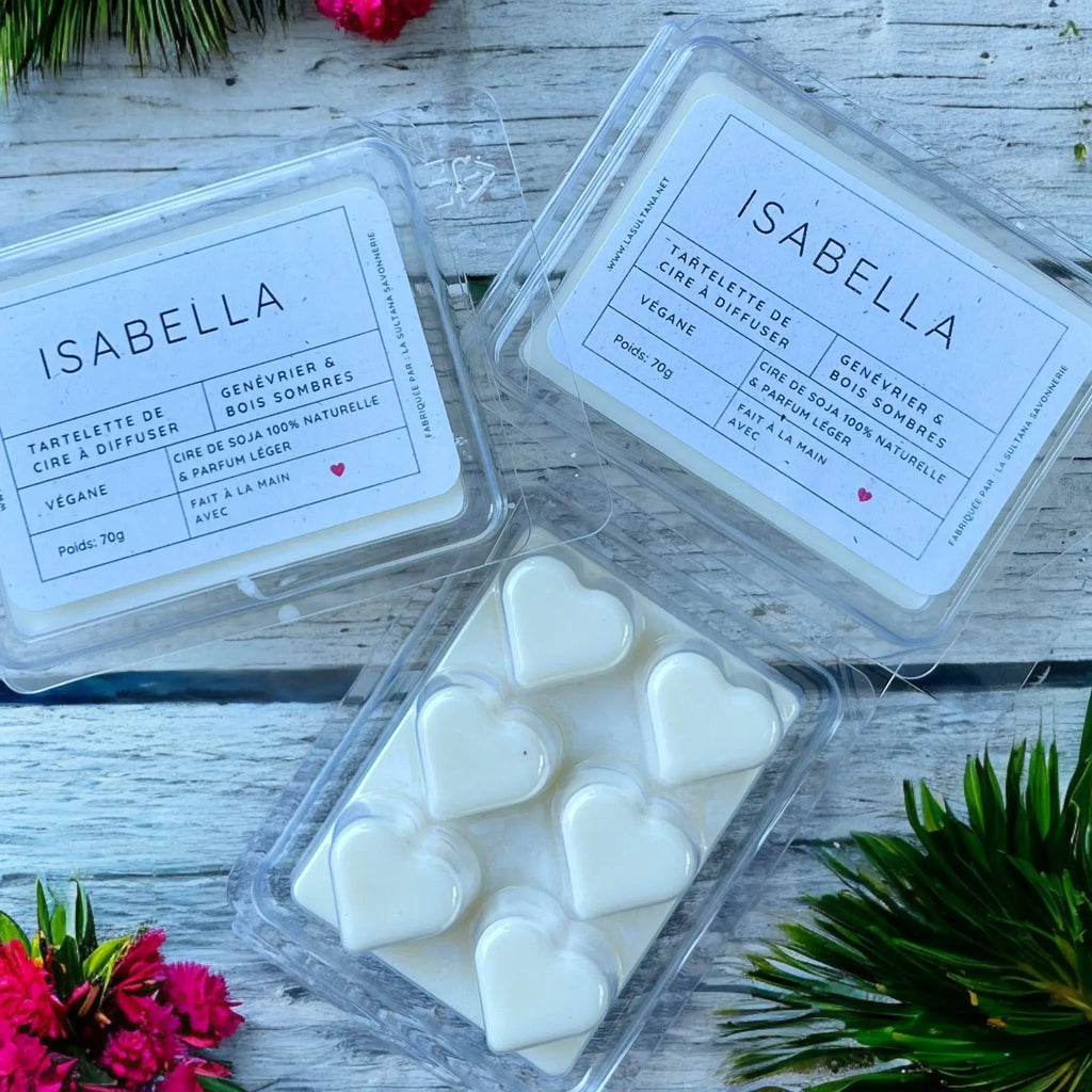 Fondant de cire ISABELLA genévrier et bois sombres