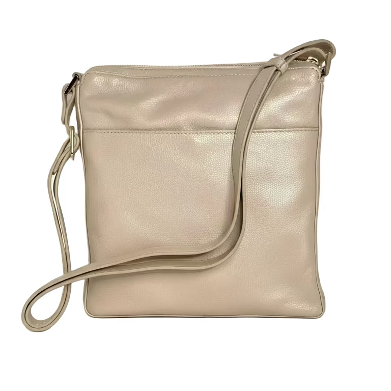 Sac à Bandoulière en cuir Champagne | Gisèle