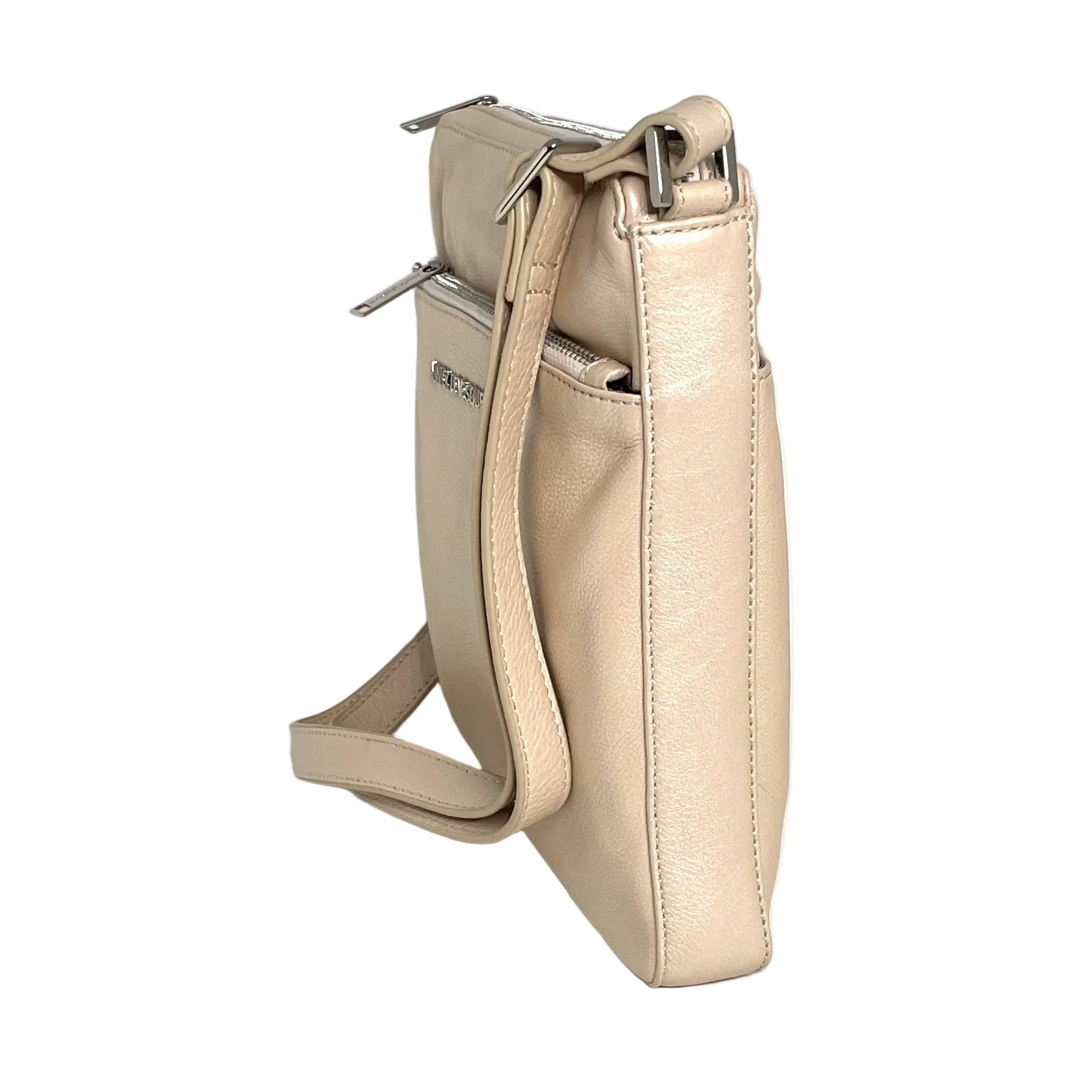 Sac à Bandoulière en cuir Champagne | Gisèle