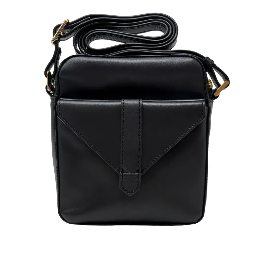 Petit sac en cuir noir — Nadine PRÉCOMMANDE 4 à 8 semaines