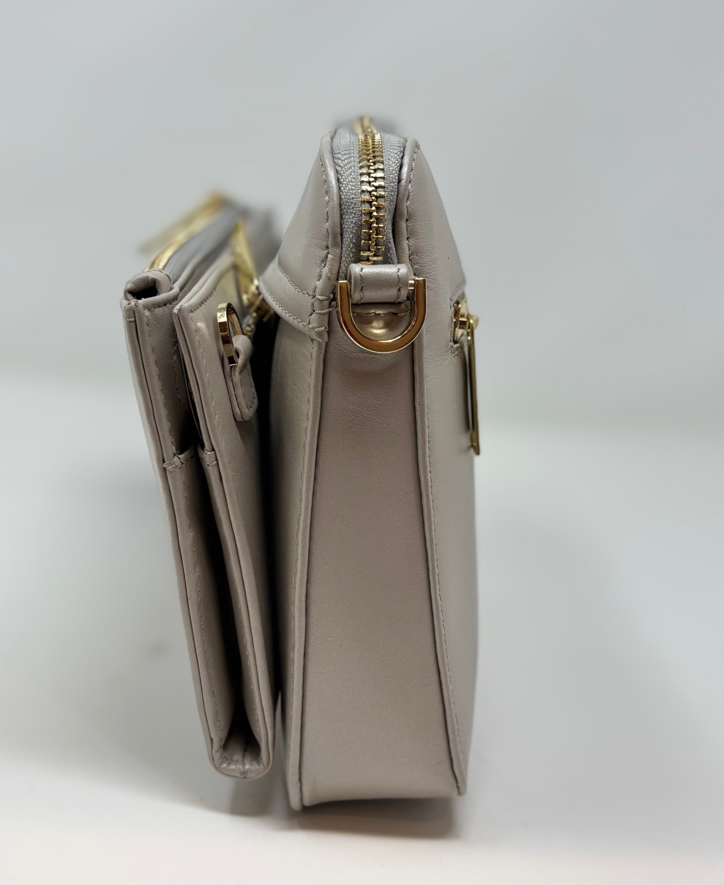 Petit Sac bandoulière avec porte carte détachable, Perlé | Kennedi