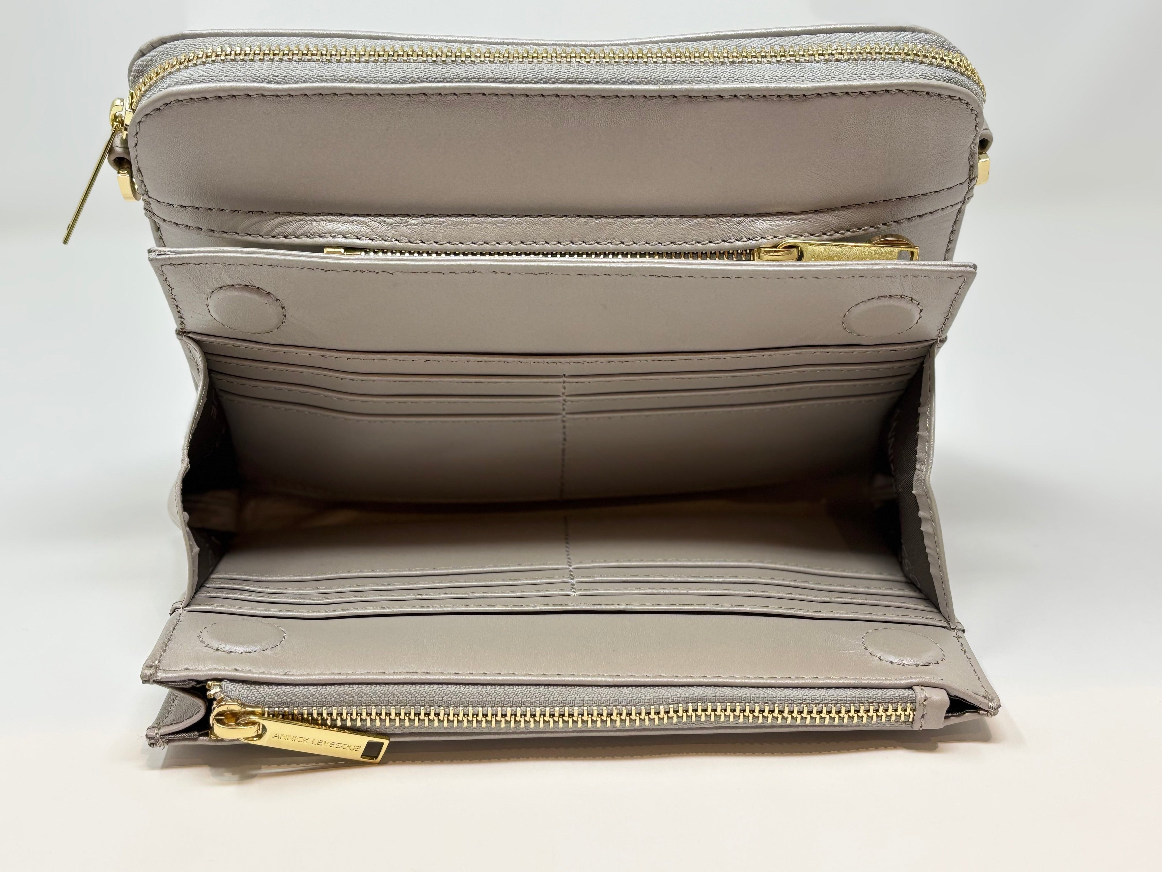 Petit Sac bandoulière avec porte carte détachable, Perlé | Kennedi