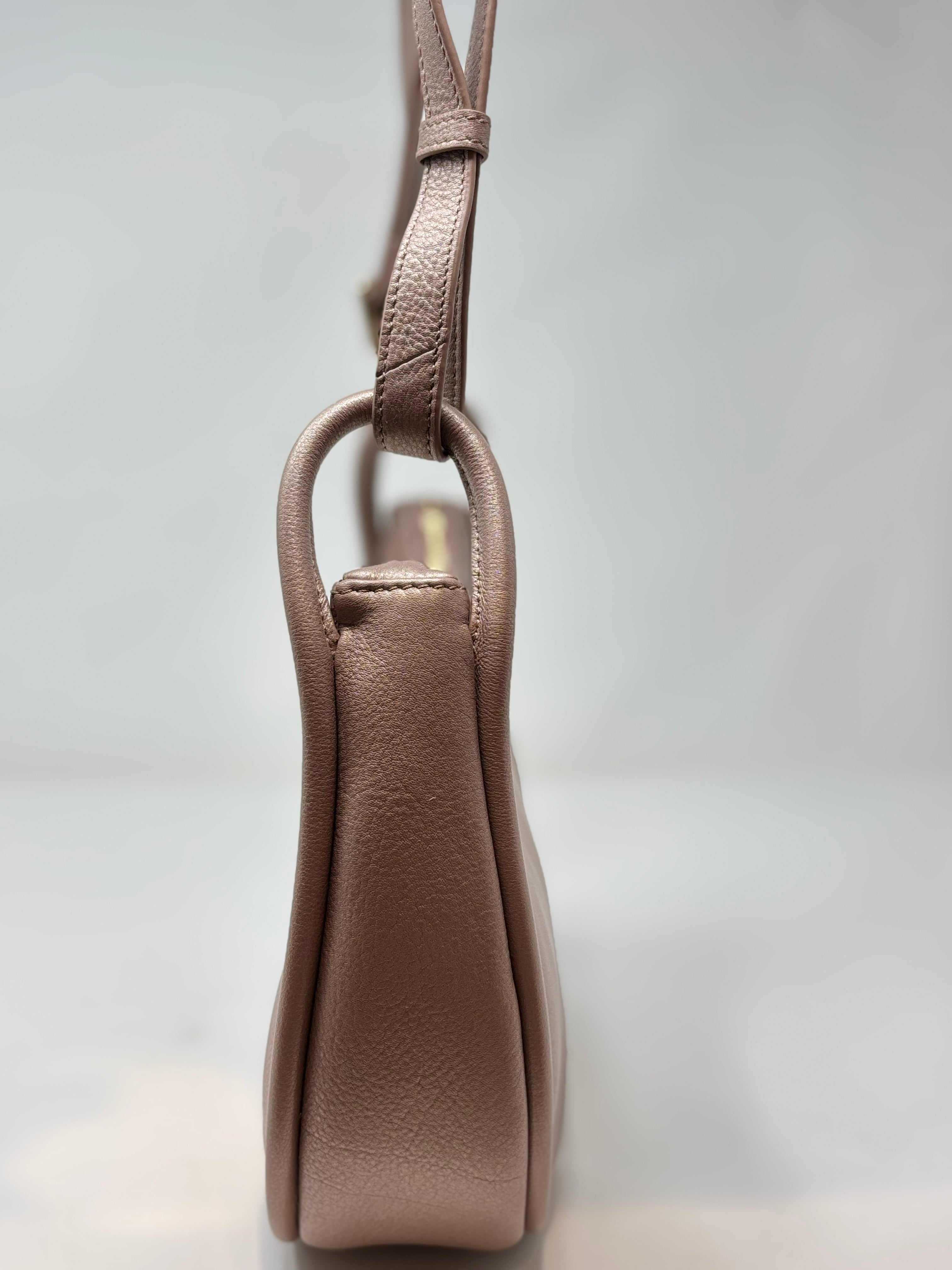 Sac à bandoulière rose platine - Sabrina