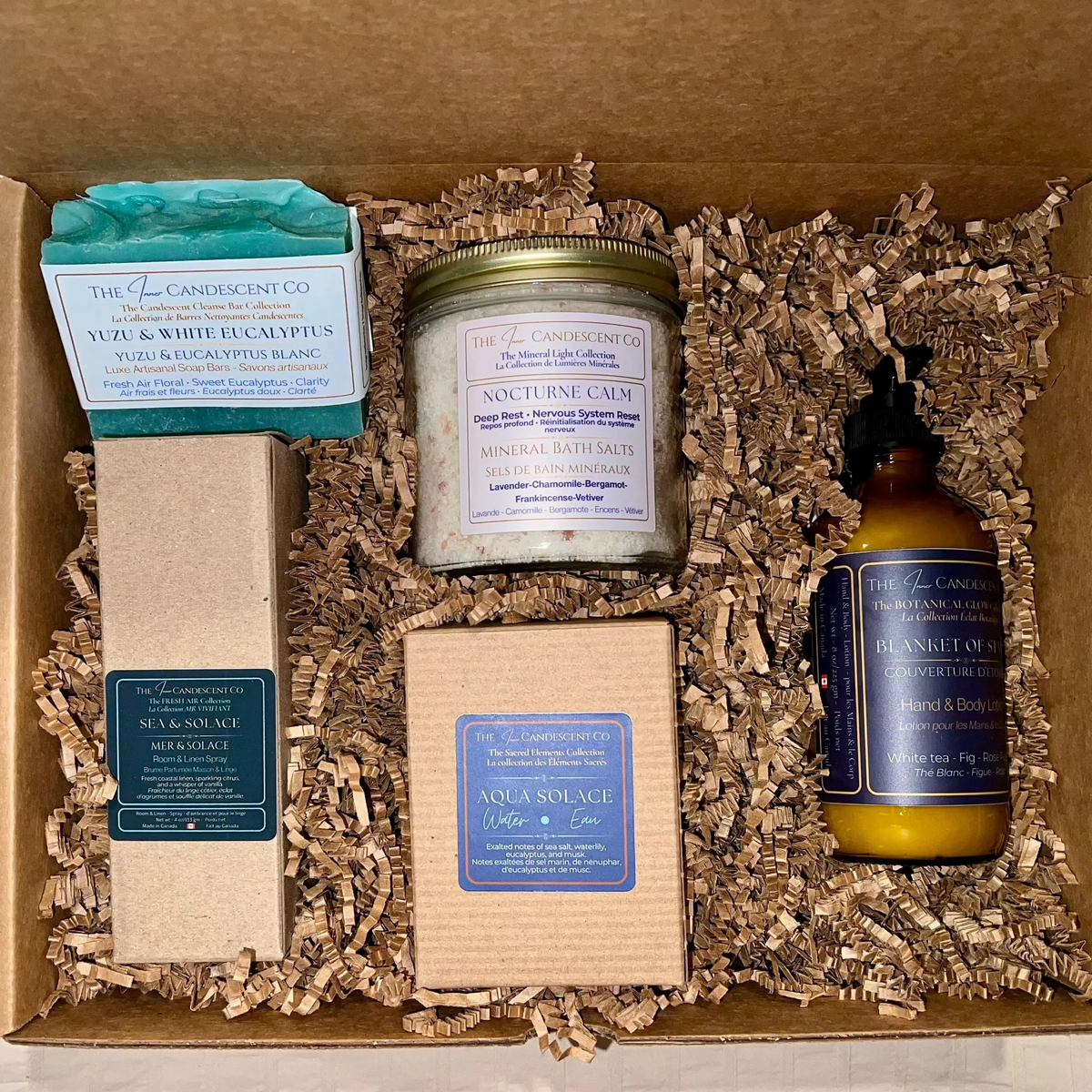 OCEAN OF STILLNESS SANCTUARY BUNDLE | Relaxing Bath & Body Gift Set