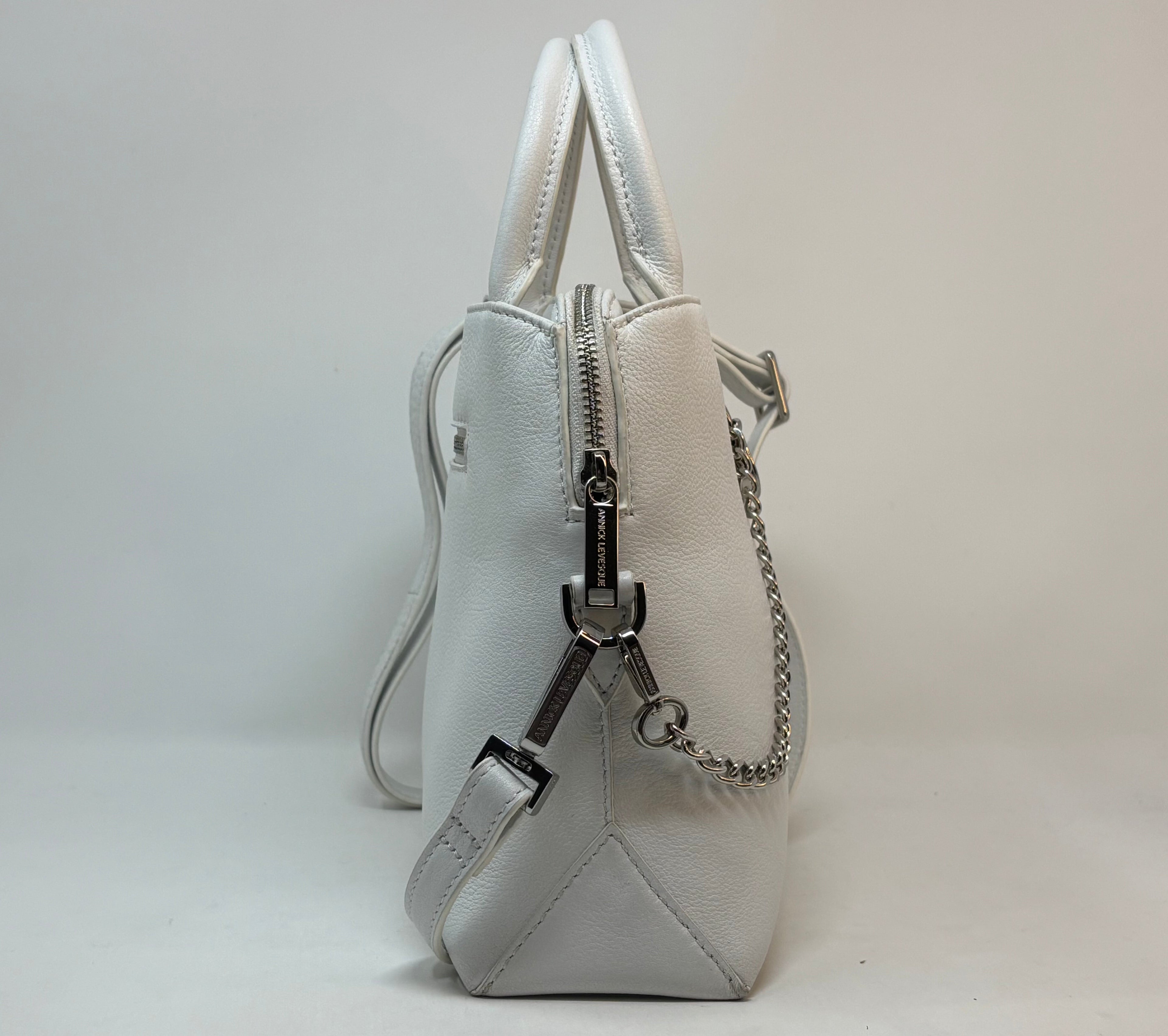 Sac à main en cuir banc | Miranda