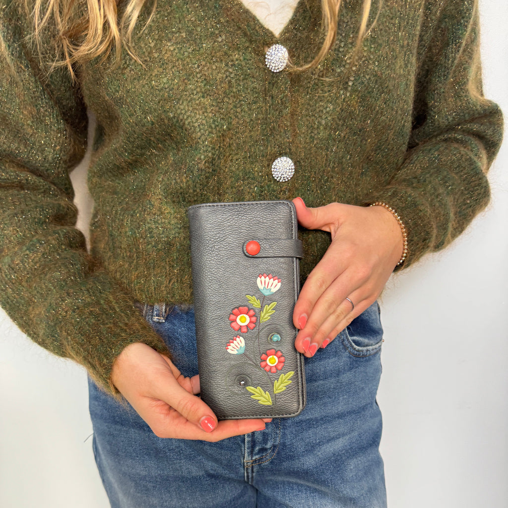 Flora Long Wallet