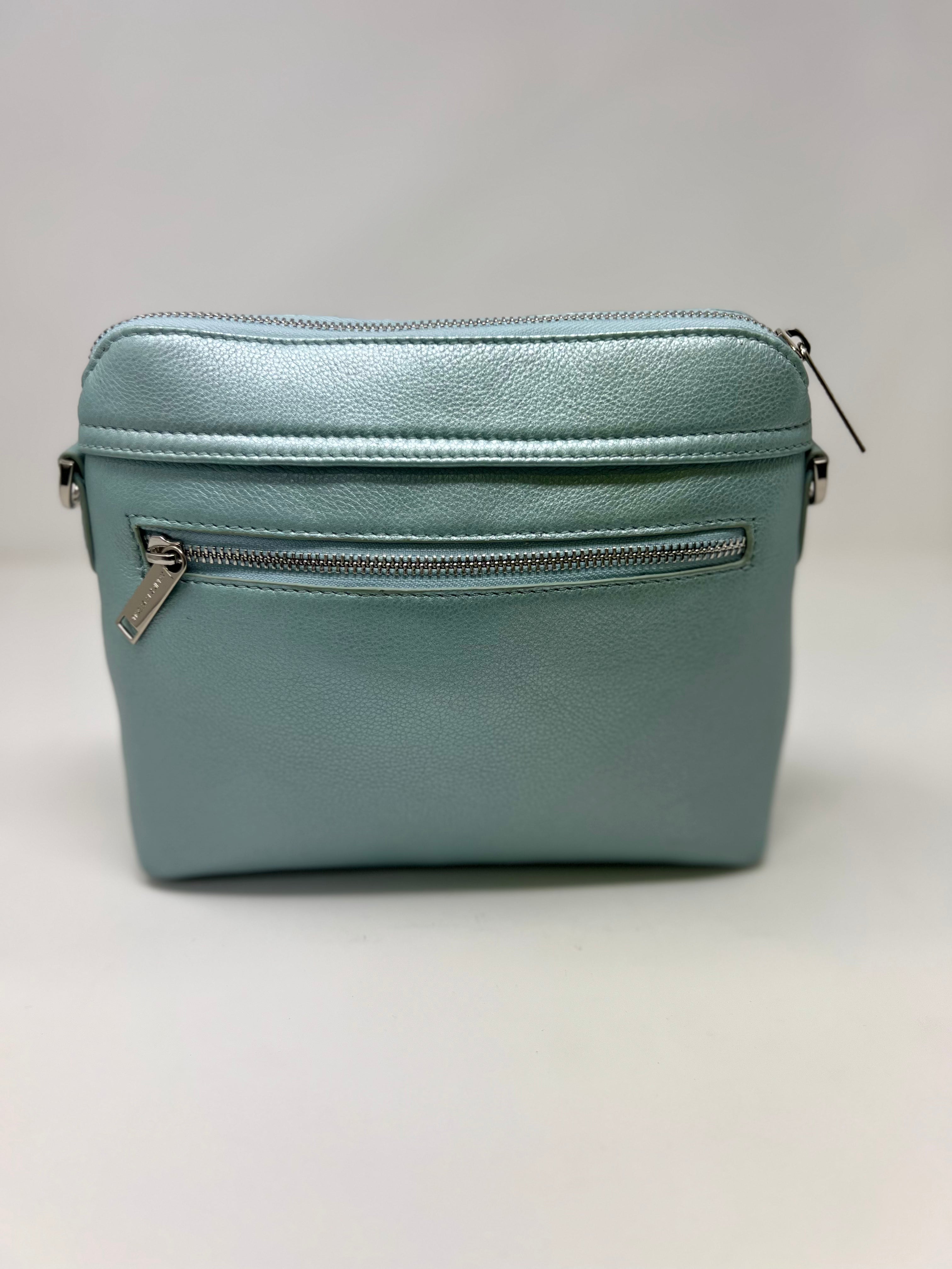 Petit sac à bandoulière bleu céleste, Brigitte