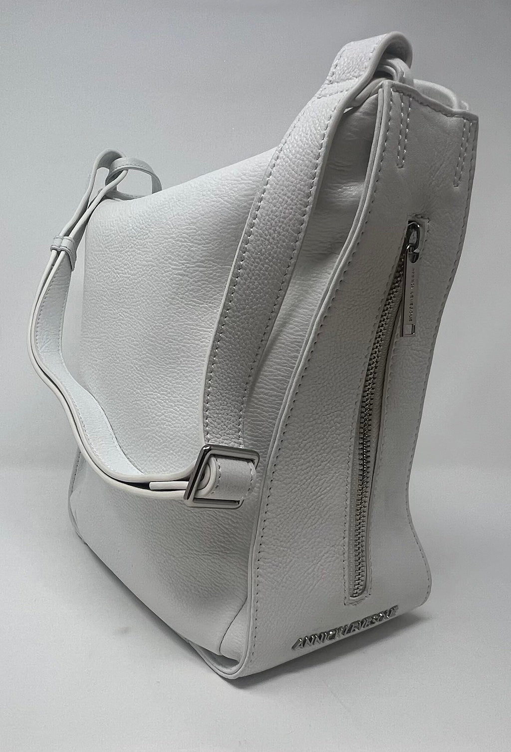 sac à main souple en bandoulière, blanc | Julie