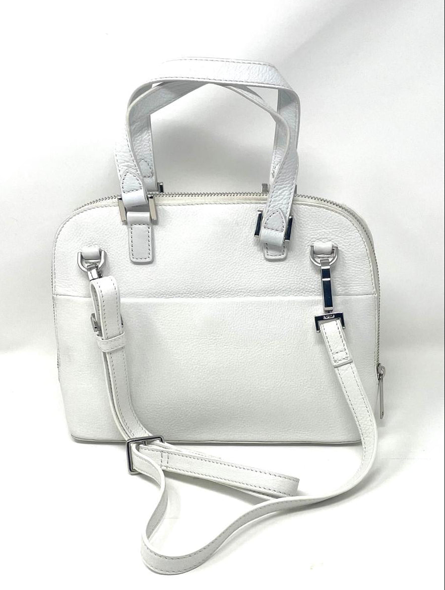 Sac à main en cuir blanc - Justine