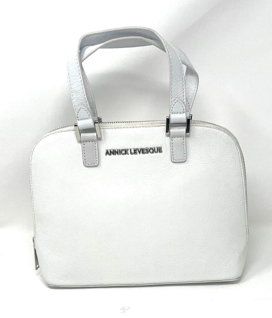 Sac à main en cuir blanc - Justine