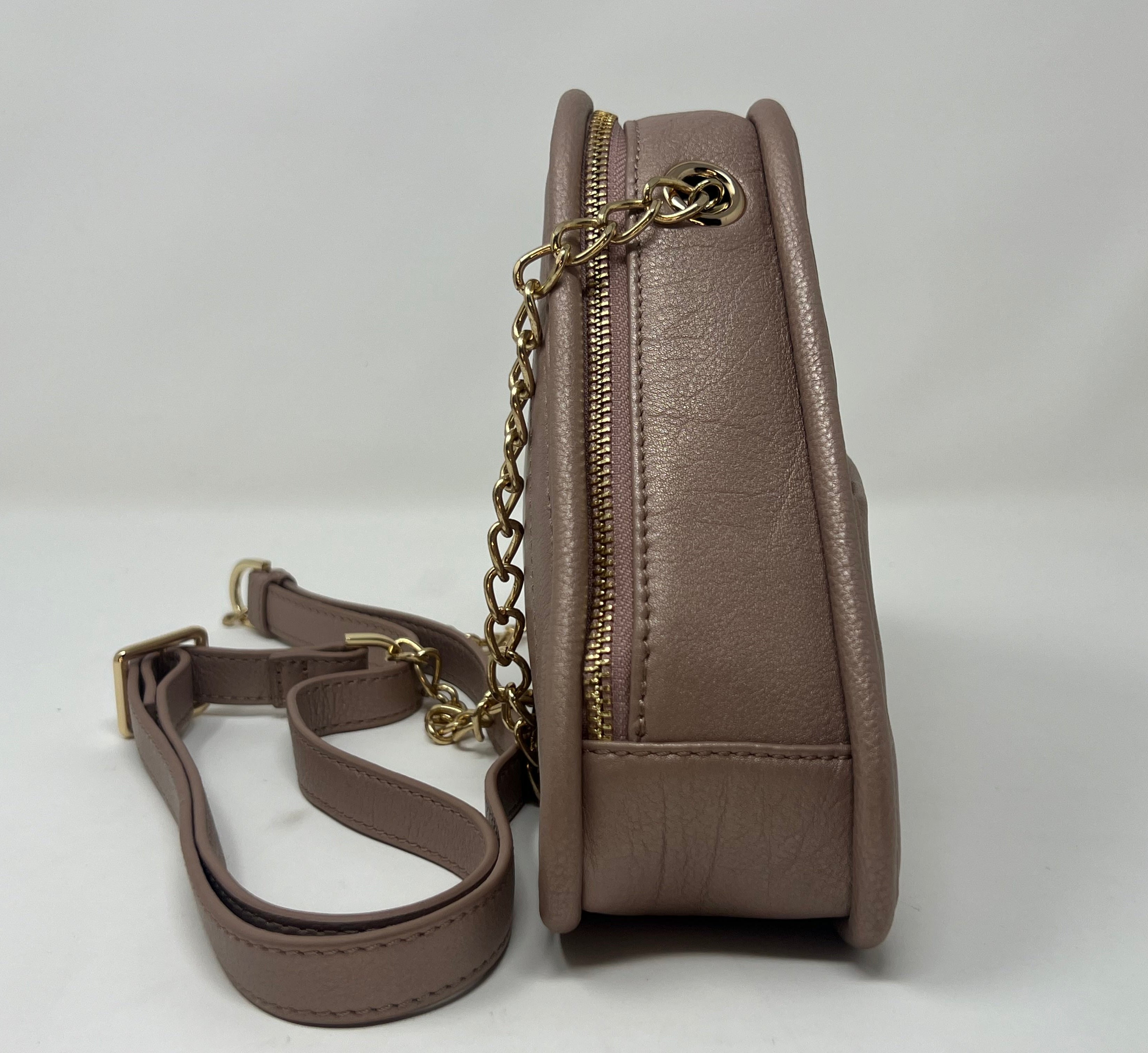 Sac de soirée avec poignée amovible, Rose Platine | Kiana