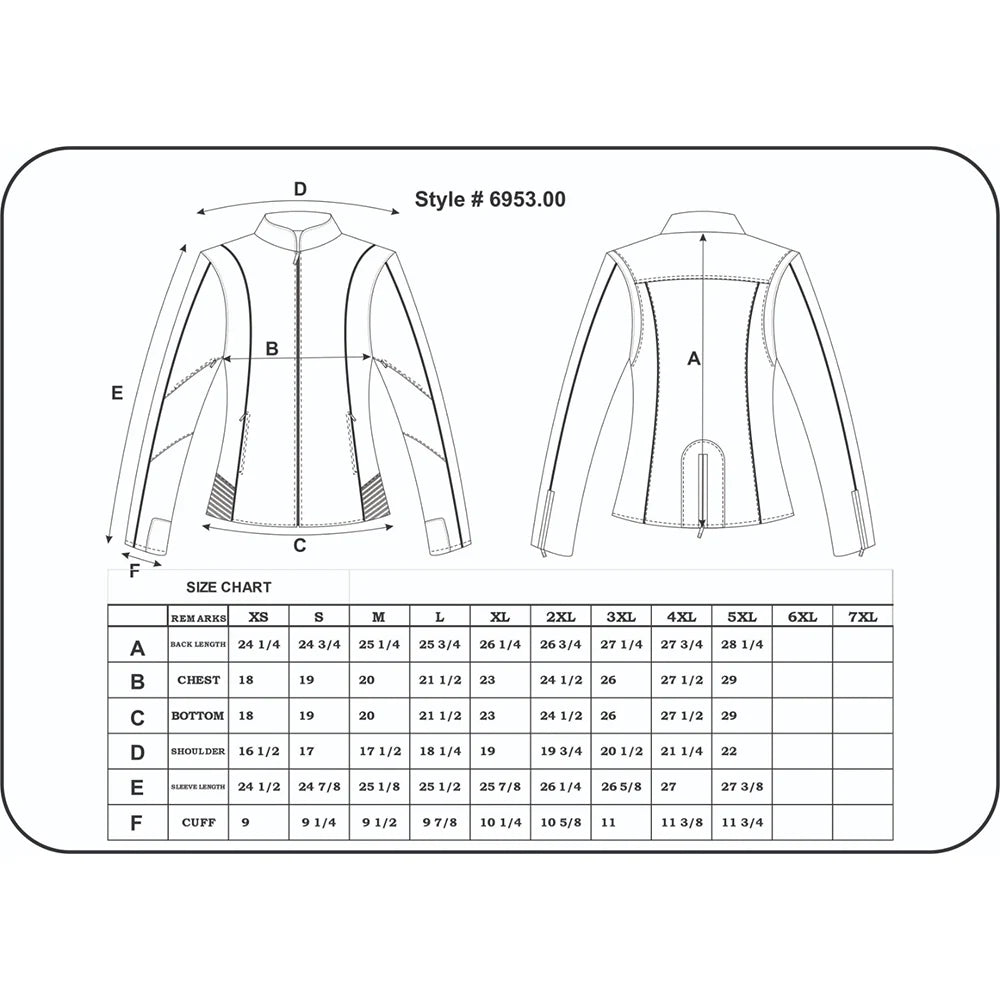 Unik International Women's Hoodie Motorcycle Jacket