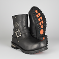 Milwaukee Leather Men's Wide 6" Side Zip Motorcycle Boots