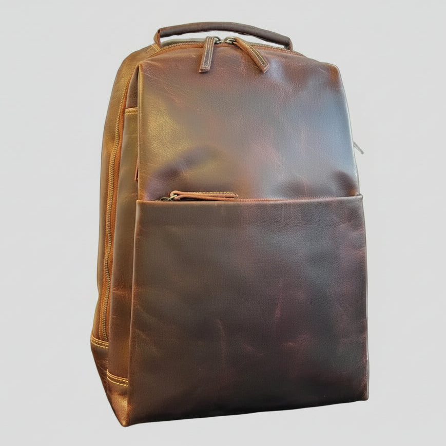 MET Two Adjustable Strap Leather Sundaland Backpack