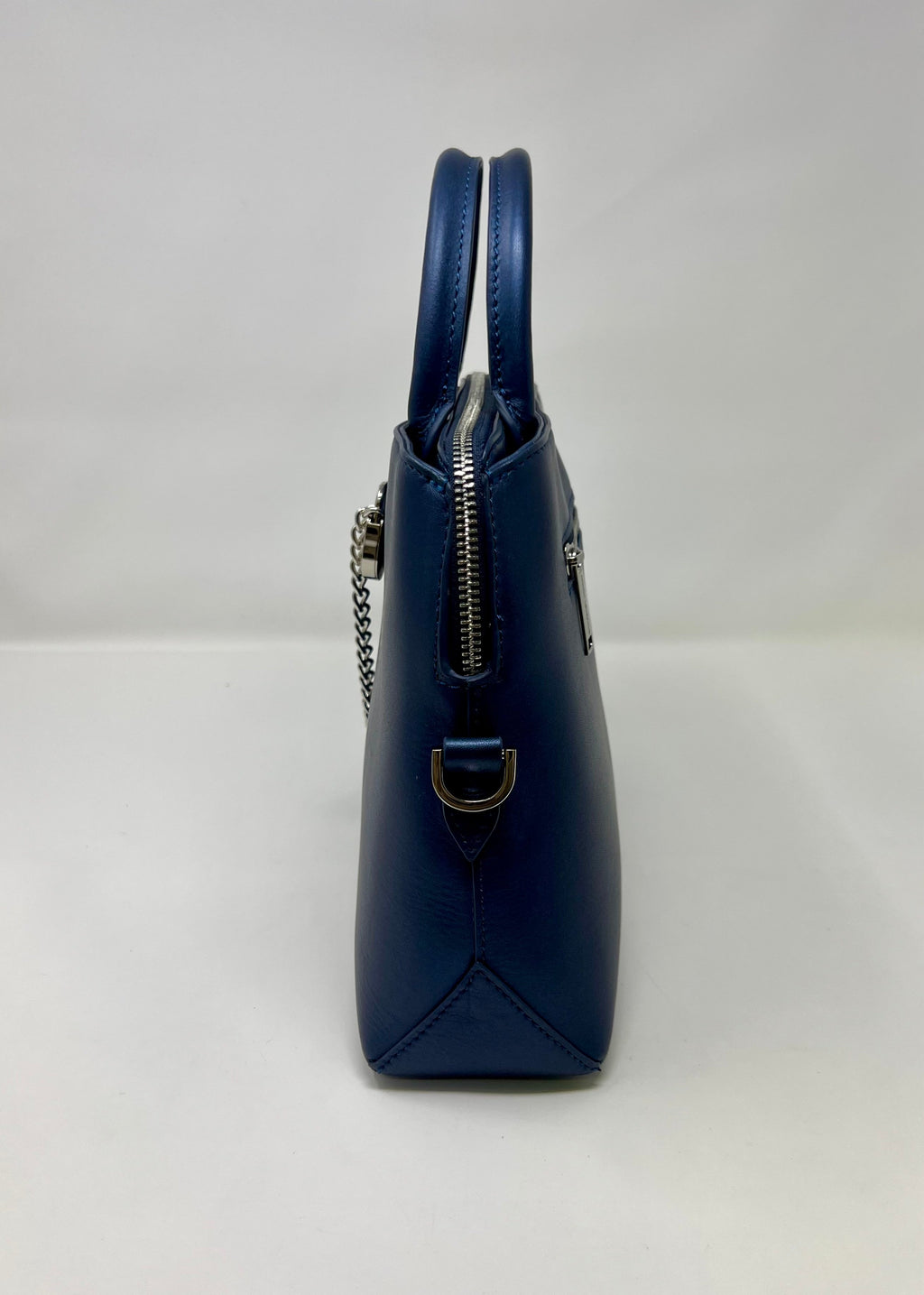 Sac à main en cuir bleu marine | Miranda