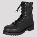 Open Road Men's 8" Quilted Motorcycle Boots