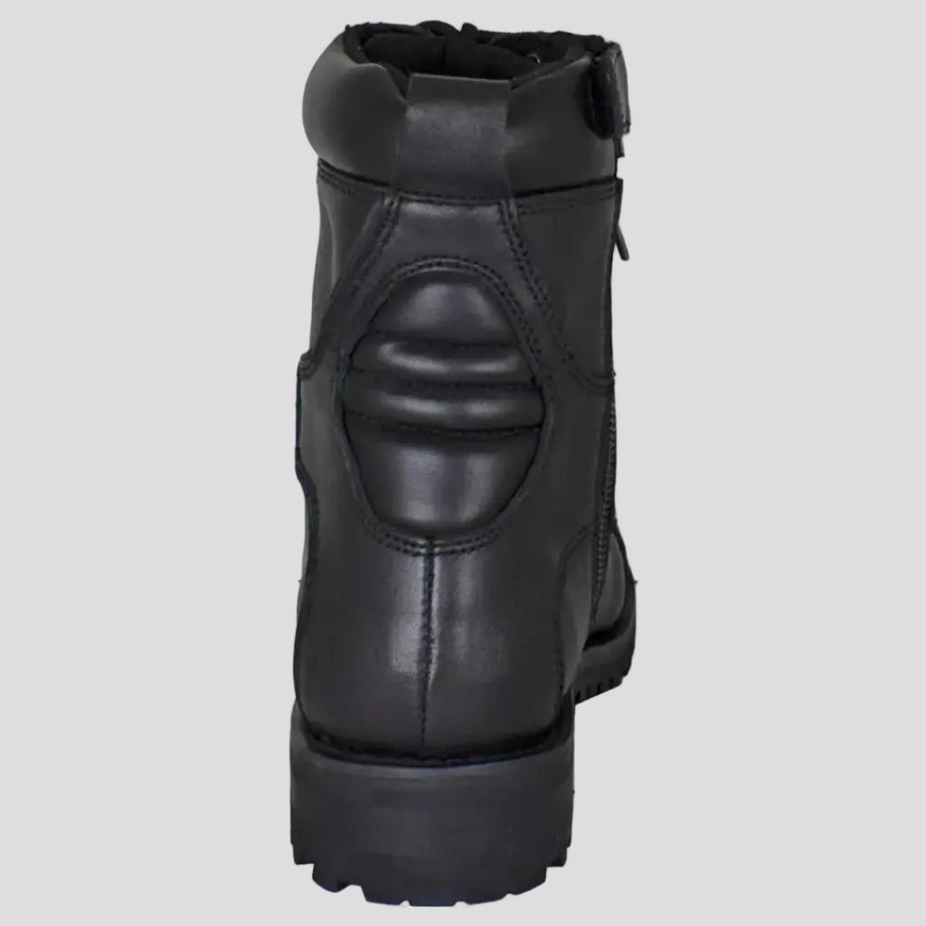 Open Road Men's 8" Quilted Motorcycle Boots