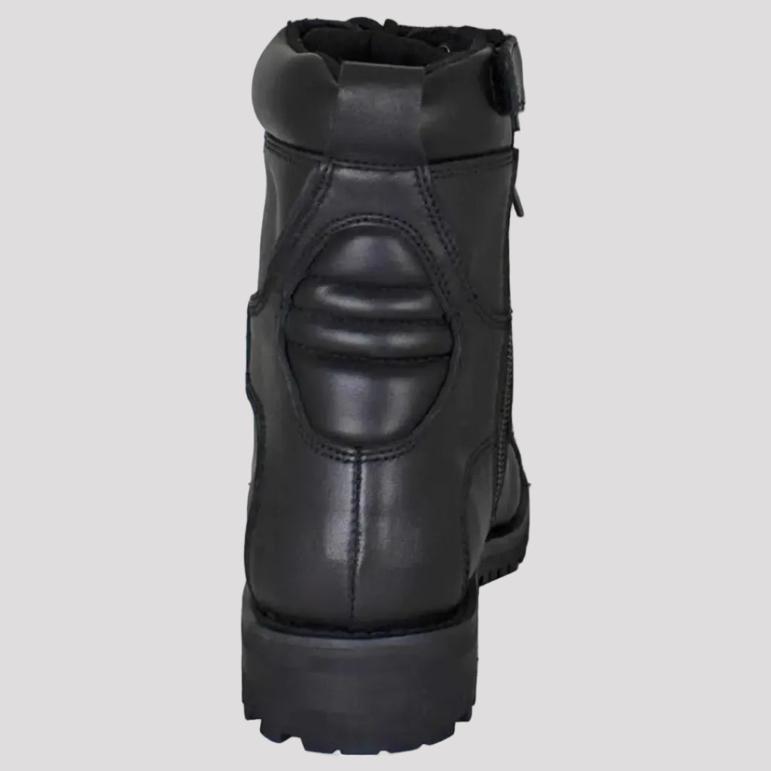 Open Road Men's 8" Quilted Motorcycle Boots