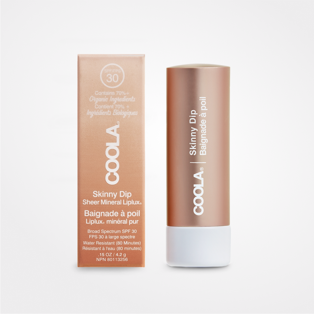 COOLA Mineral Liplux® Organic Tinted Lip Balm Sunscreen SPF 30 Skinny Dip