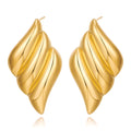 Triple Wing Gold Studs