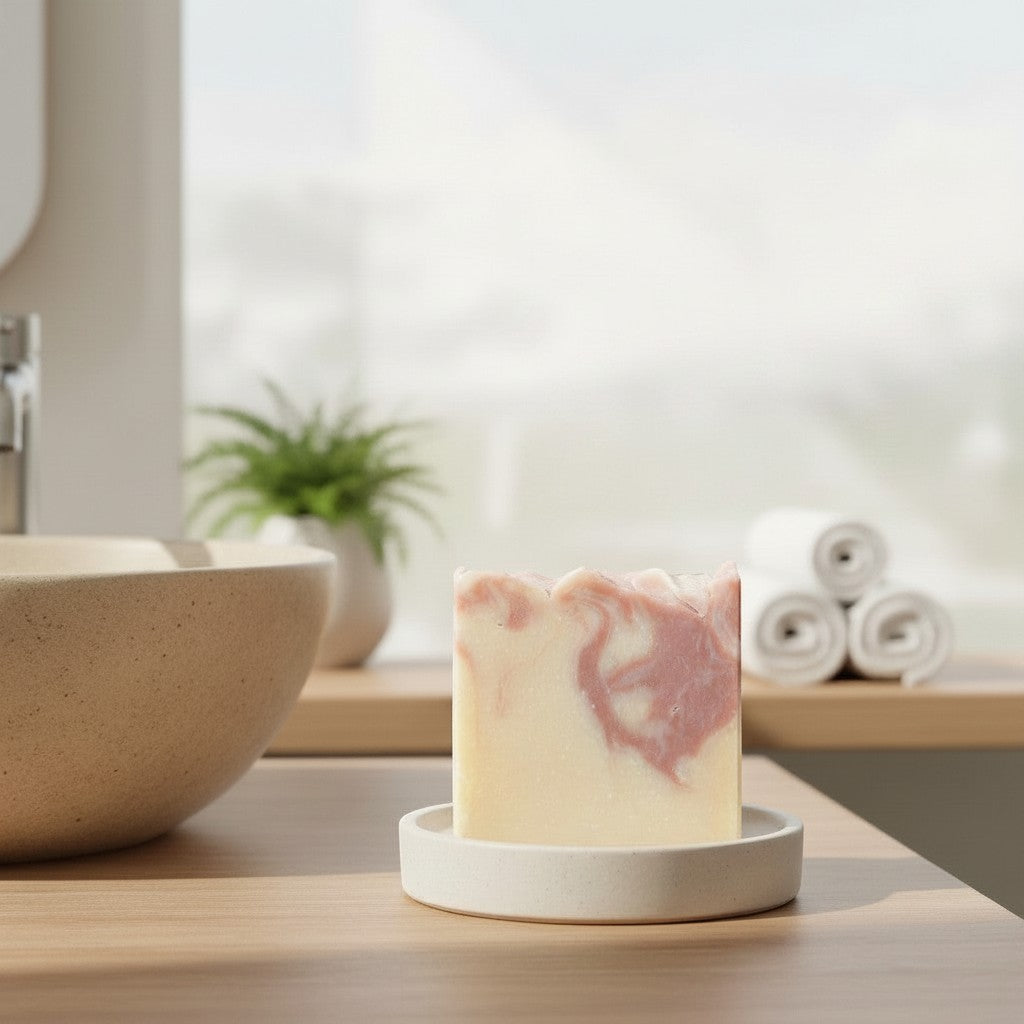 Savon à l'argile rouge ULRICK gingembre & pamplemousse