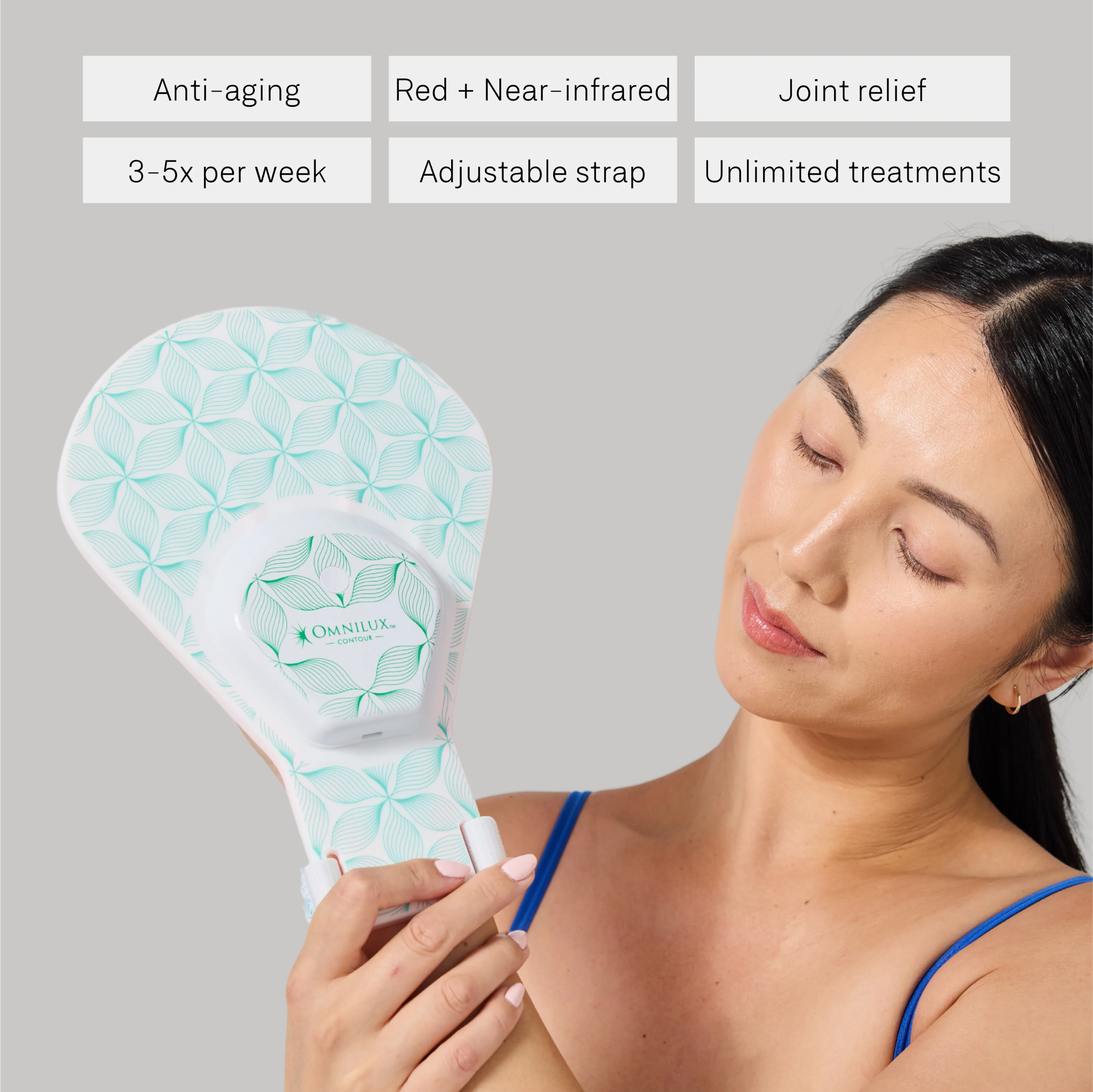 Omnilux Face Contour + Men + Contour Glove