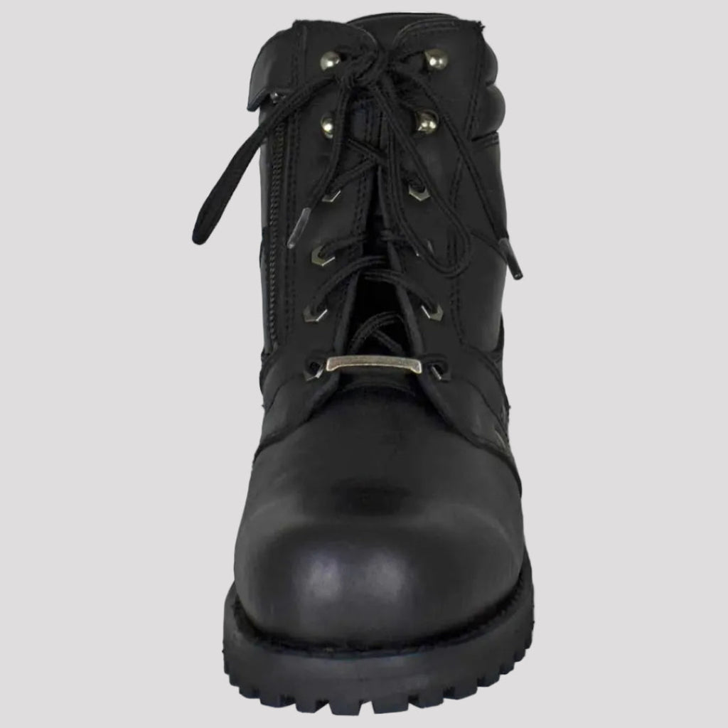 Open Road Men's 7" Lace-Up Motorcycle Boots