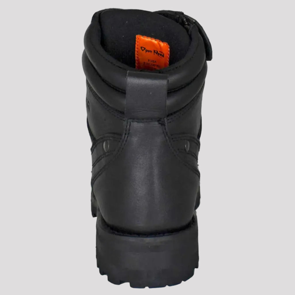 Open Road Men's 7" Lace-Up Motorcycle Boots