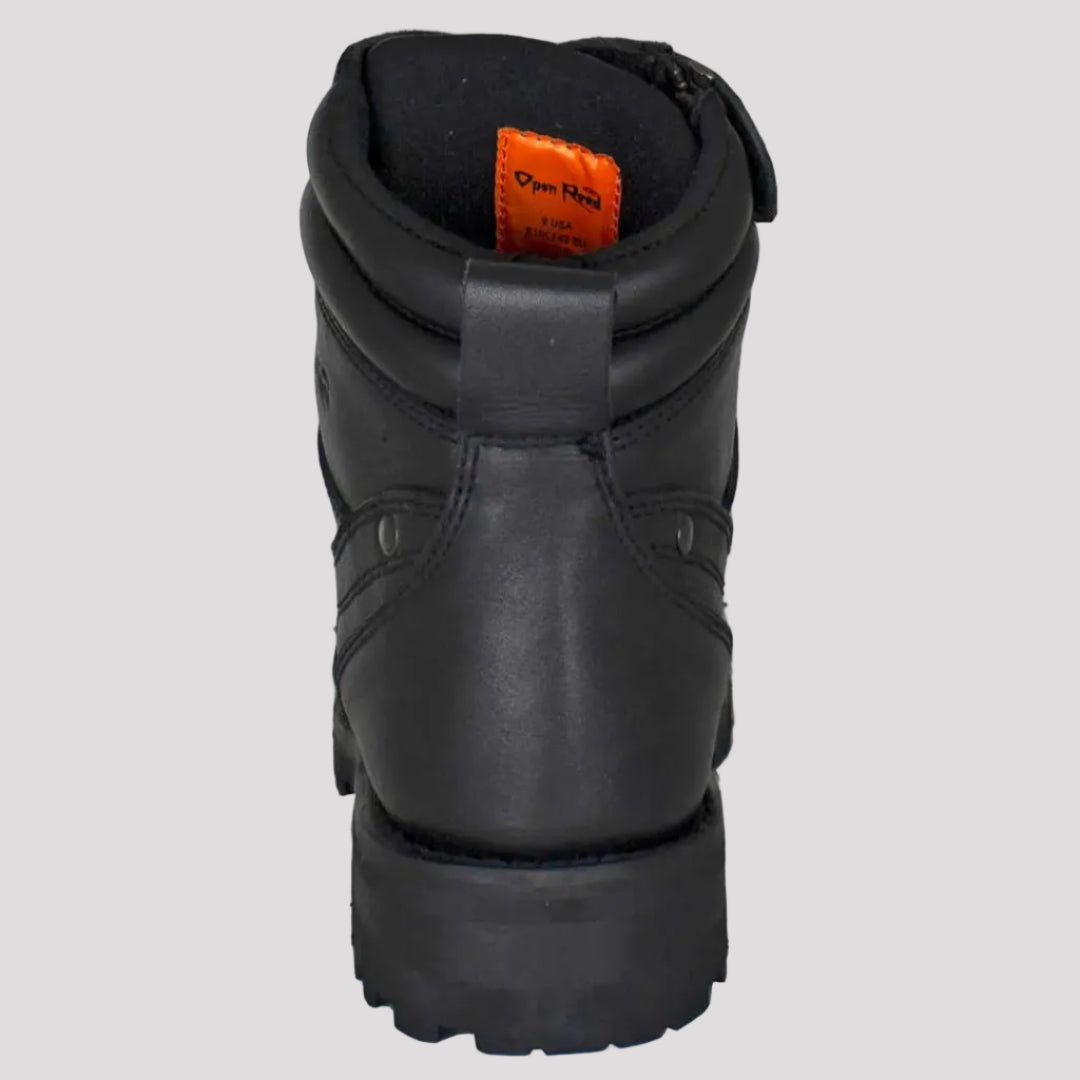 Open Road Men's 7" Lace-Up Motorcycle Boots