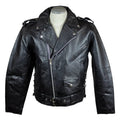 Open Road Men's Classic Leather Motorcycle Jacket