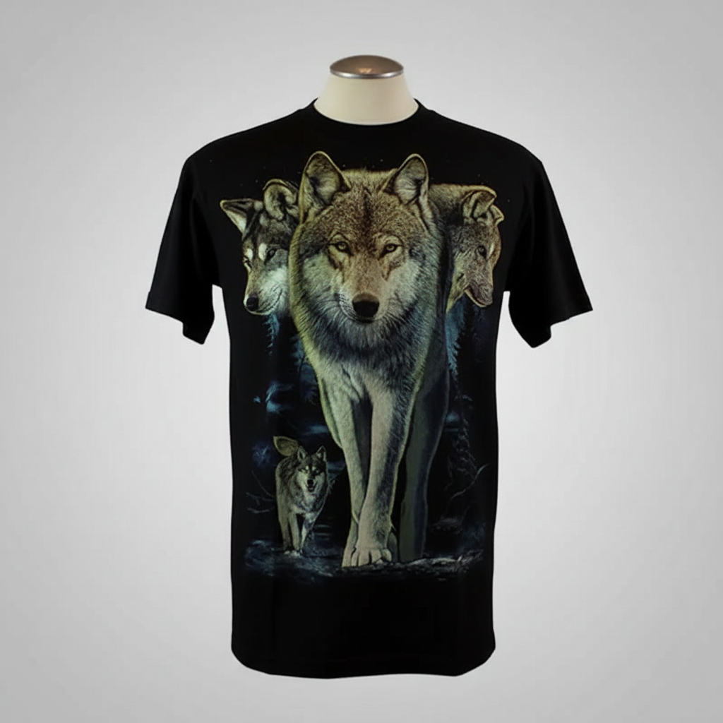 BOL/Open Road Men's Glow In The Dark Wolf T-Shirt