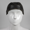 Open Road Rub Off Brown Leather Skull Cap