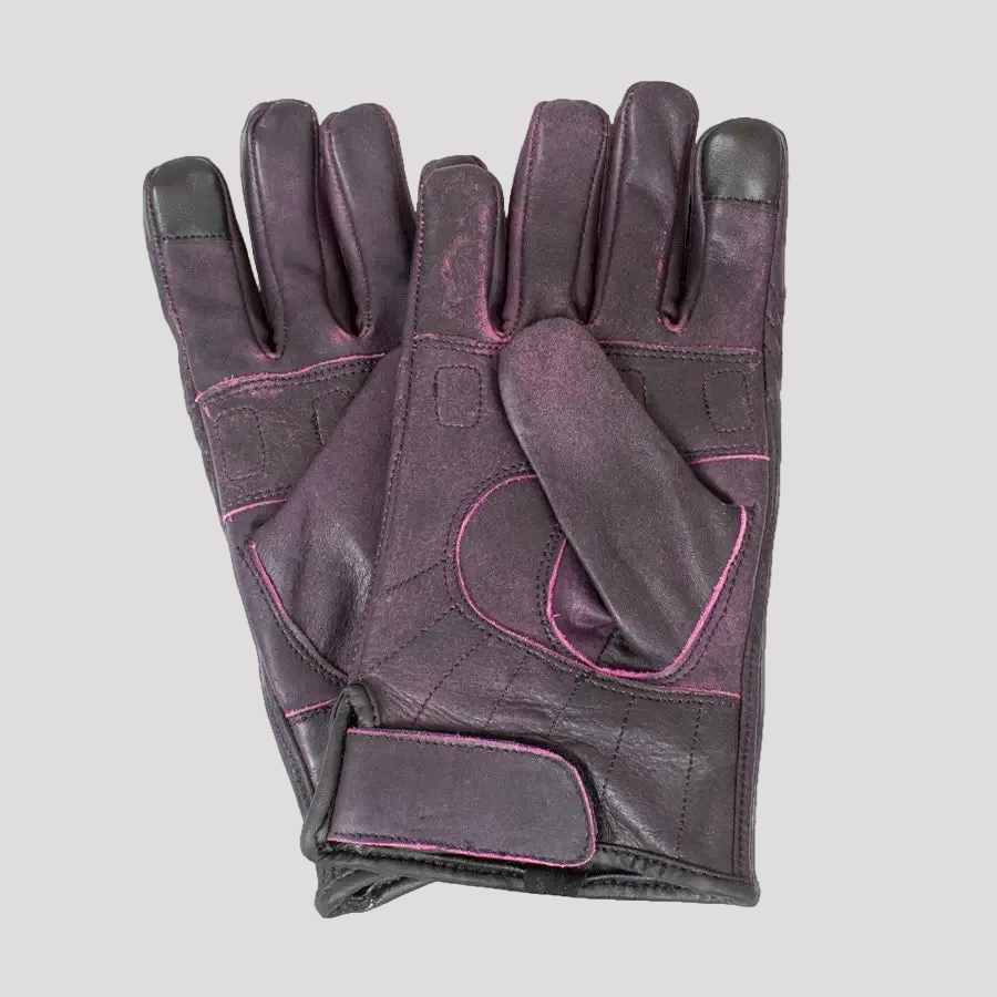 Open Road Women's Kevlar Knuckle Motorcycle Gloves