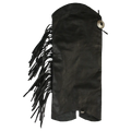 Open Road Women's Side Fringe Leather Half Chaps