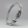 GoSteel Men's Skull ID Bracelet