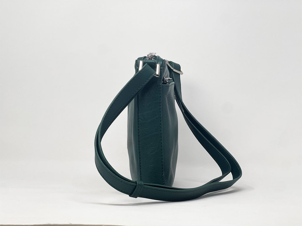Sac à bandoulière "Crossbody", Sacoche Dark greenl | Gisèle petit