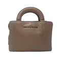 Sac à main en cuir Clarence , deux en un, Rose platine