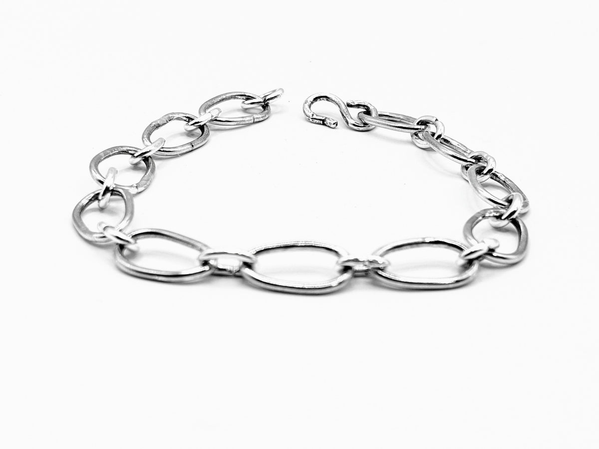 Radiant Linkage Bracelet — Sterling Silver